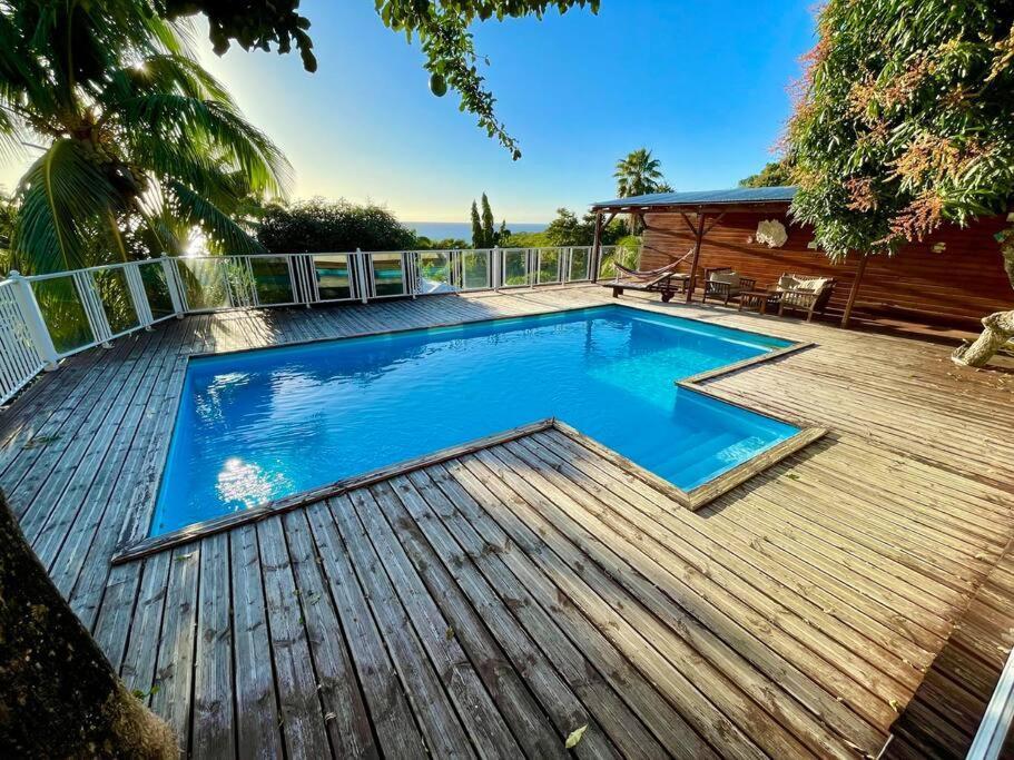 Bungalow Alnamaka : Vue Mer - Piscine - Plage A 5Mn بوانت-نوار المظهر الخارجي الصورة